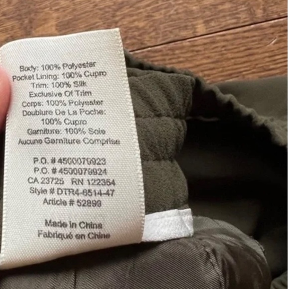 Wilfred Buffon Pants - Olive Green - Picture 4 of 4